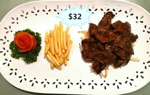Beef With Black Special Pepper Sauce